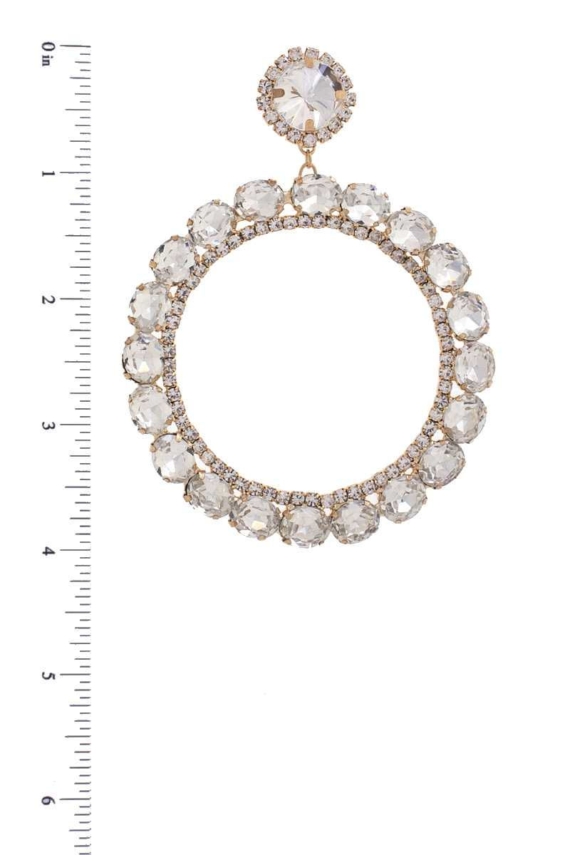 Thumbnail: Rhinestone Dangle Earring