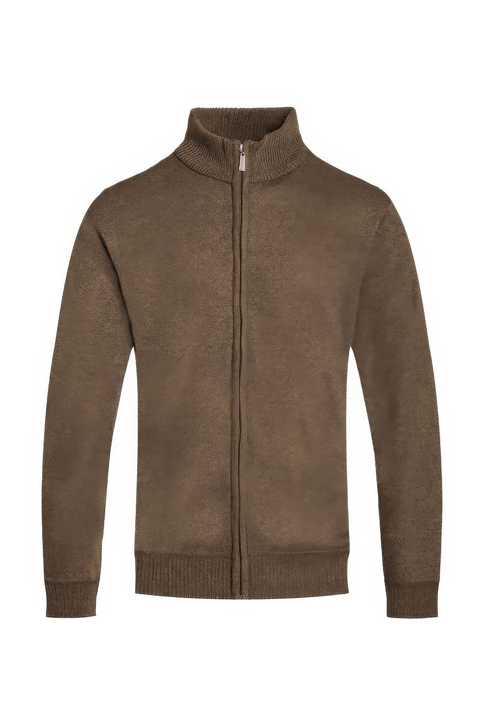 Thumbnail: Mens Solid Full Zip Sweater