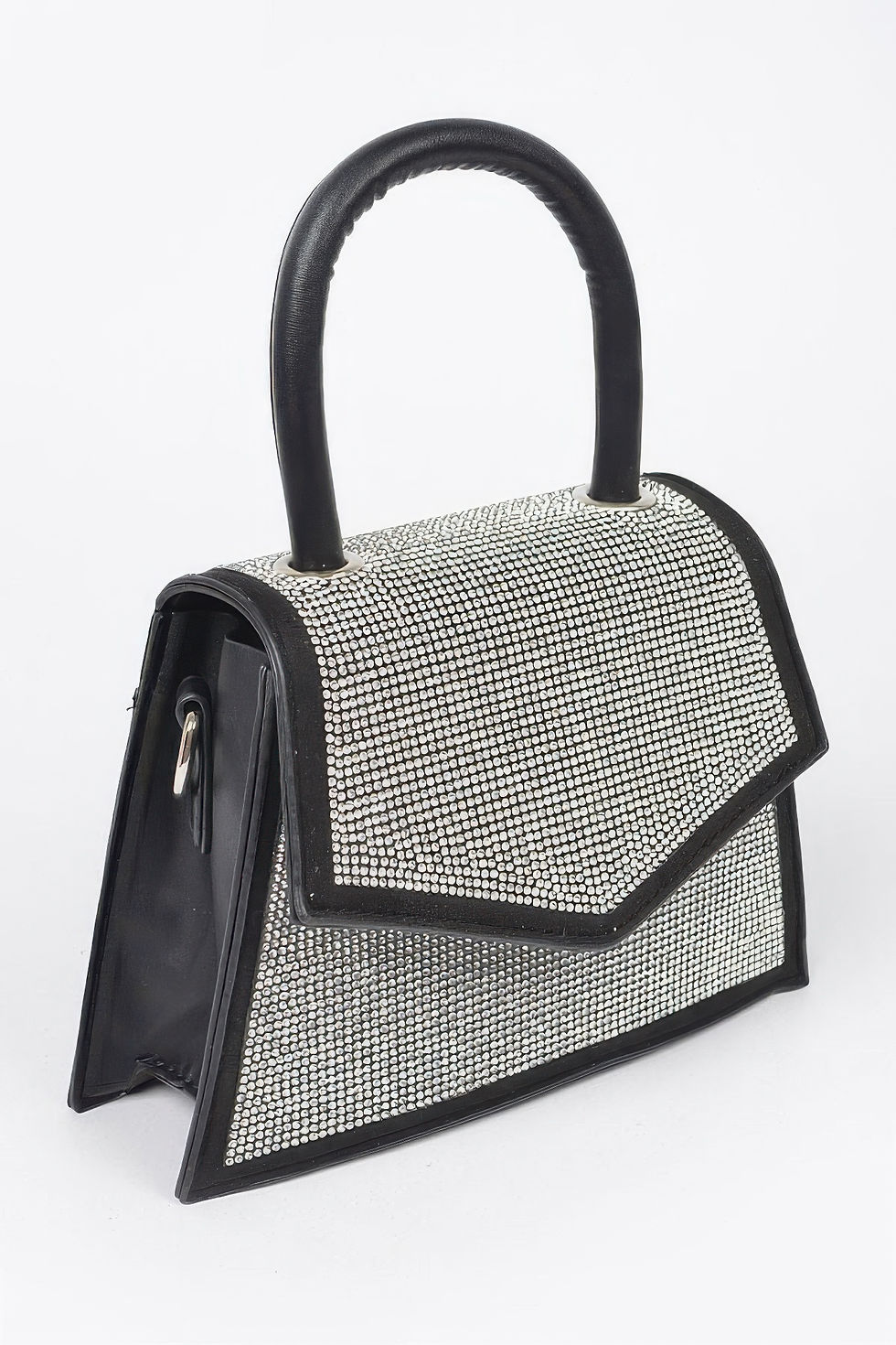 Thumbnail: Rhinestone Top Handle Crossbody Bag