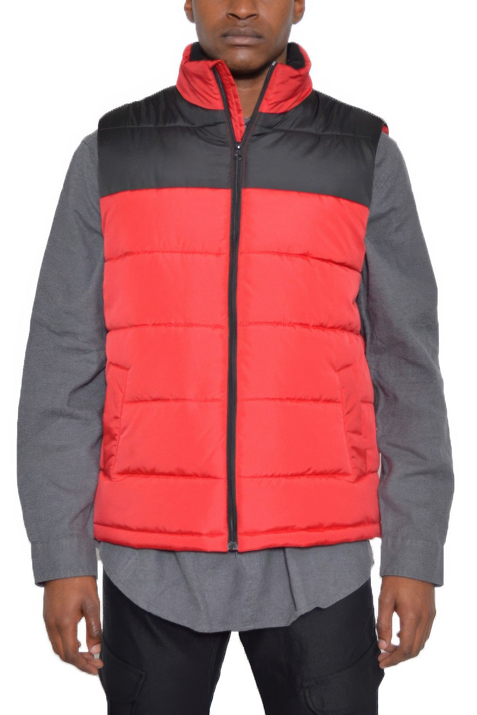 Thumbnail: Padded Winter Two Tone Vest