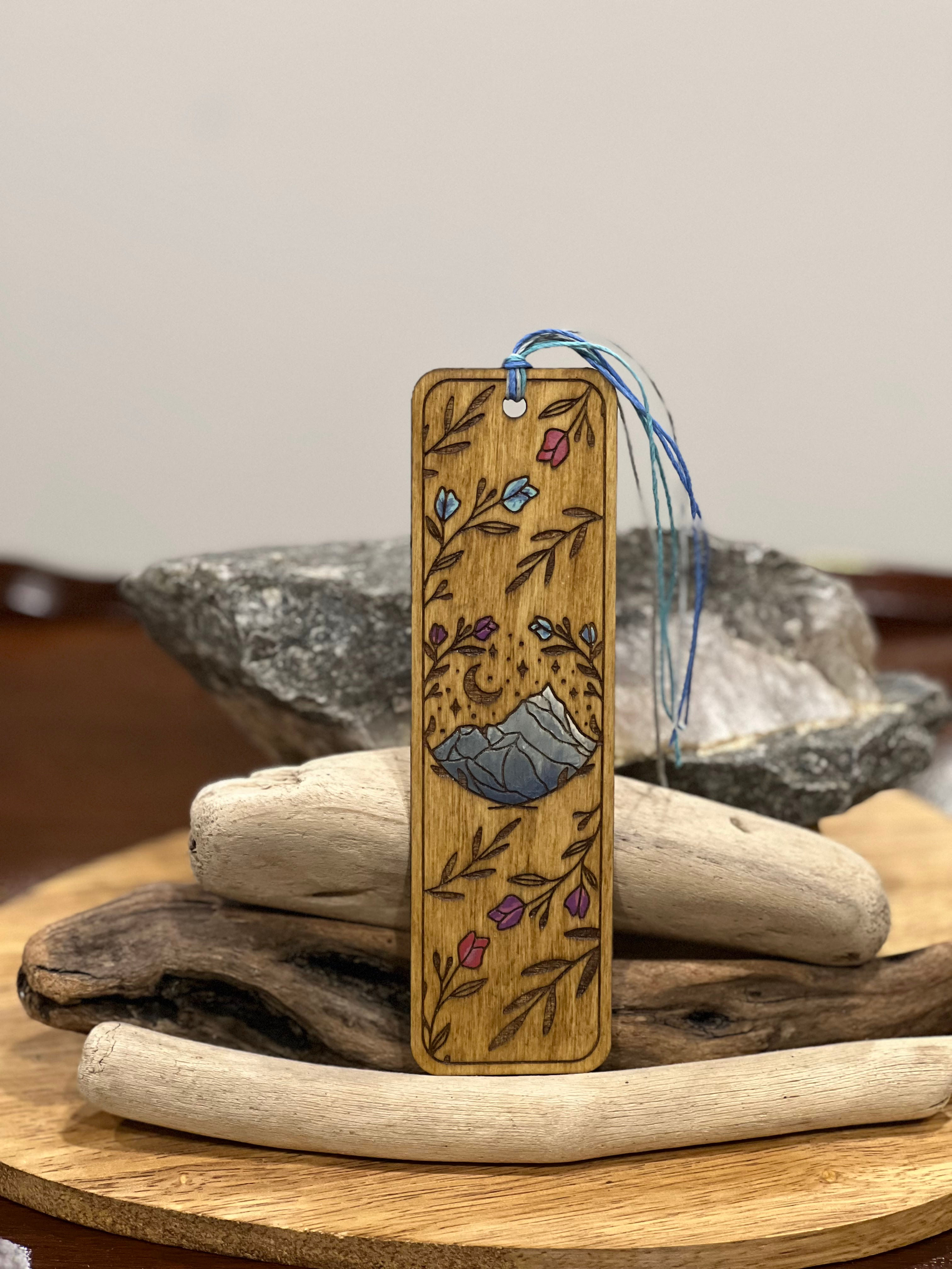 Mountain Flowers Bookmark (colors may vary)