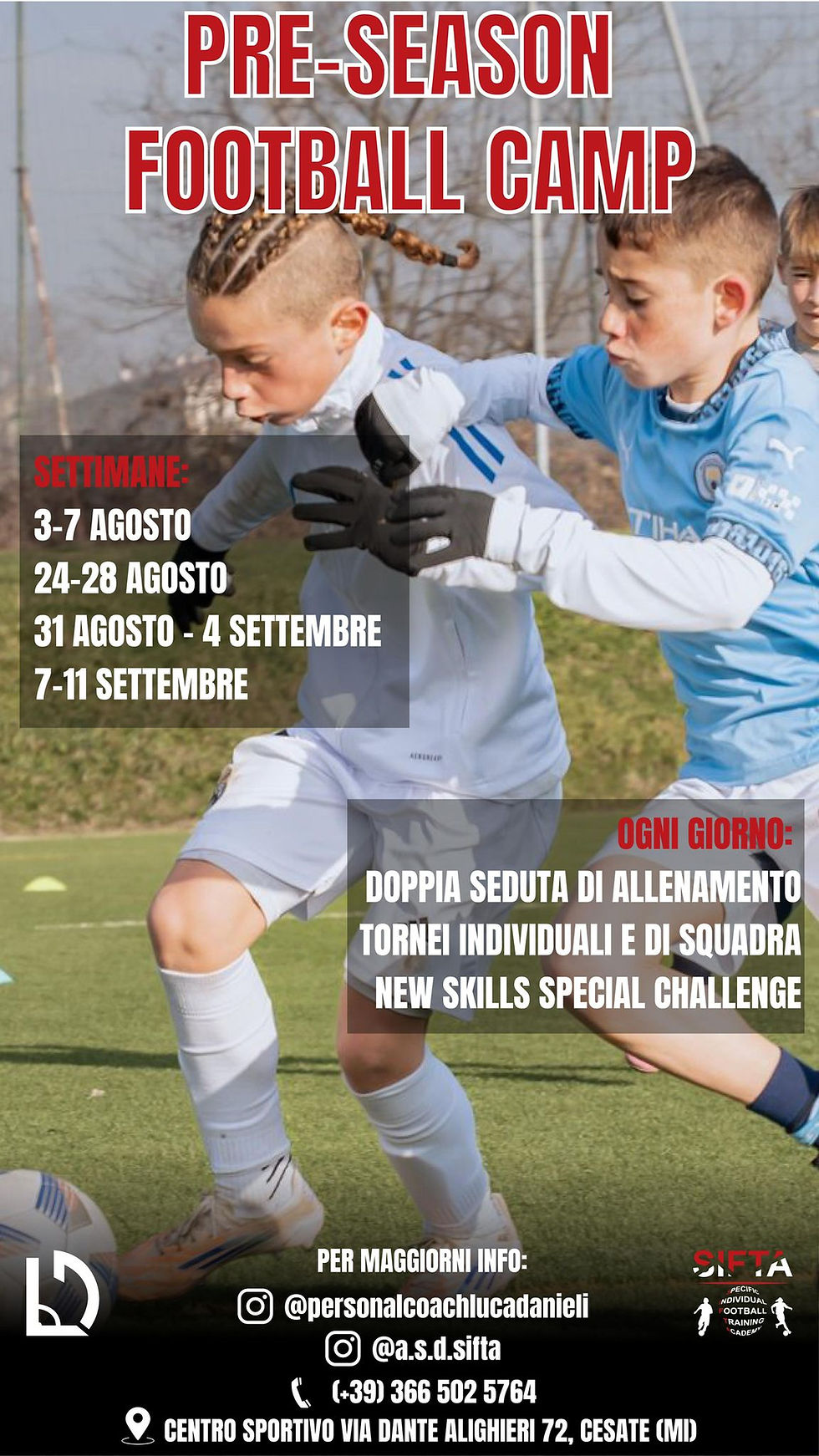 PRE-SEASON FOOTBALL CAMP