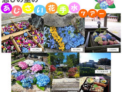 忍者の里のあじさい花手水めぐり2022