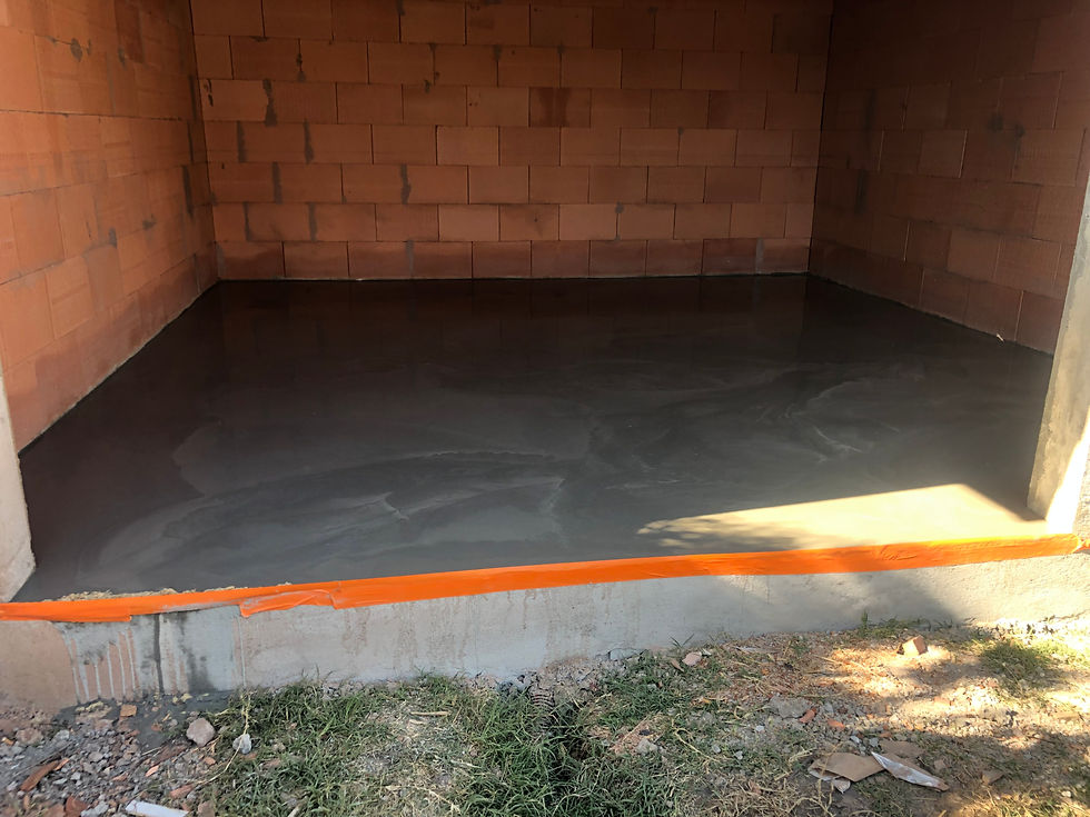 Construction du garage