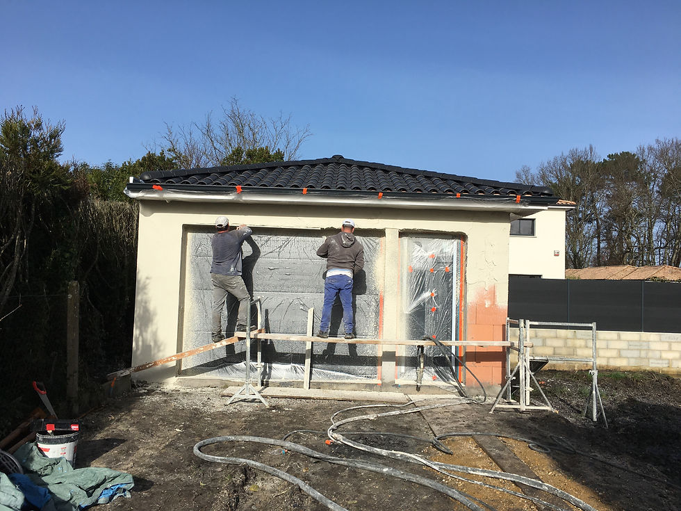 Construction du garage