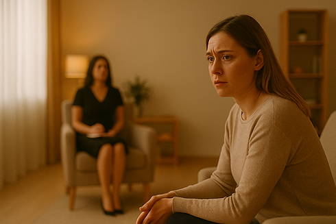 Individual therapy can help cope with feelings of anxiety