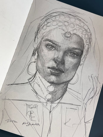 Pencil Sketch | Nora Alshaikh Art