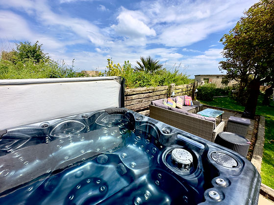 the Hot Tub at Norfolk Beach House, Mundesley