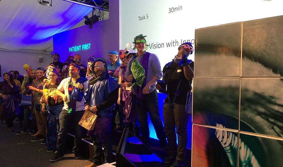 Planet Pursuits collaborative indoor team building event Brand