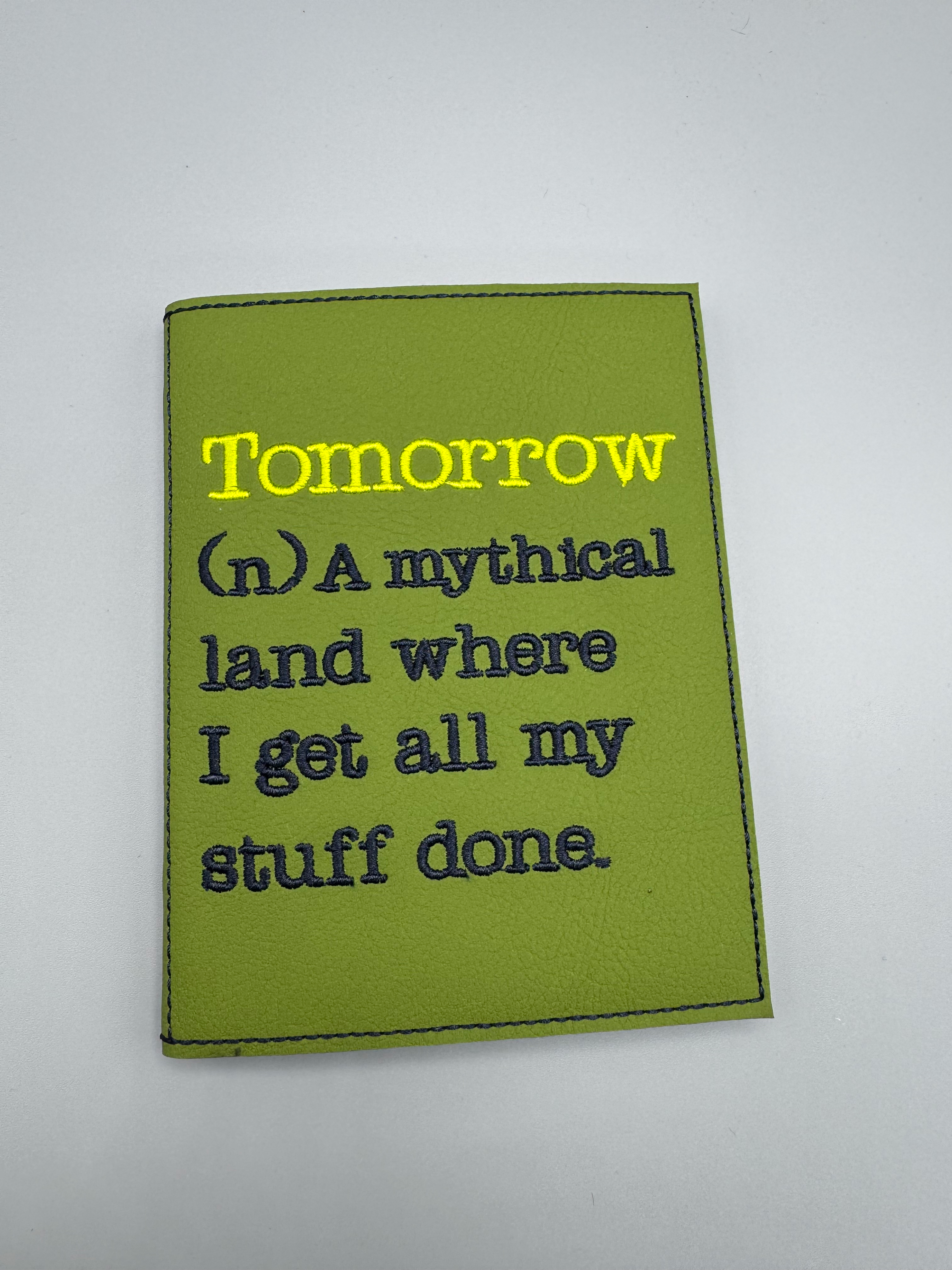 A6 Notebook - Tomorrow