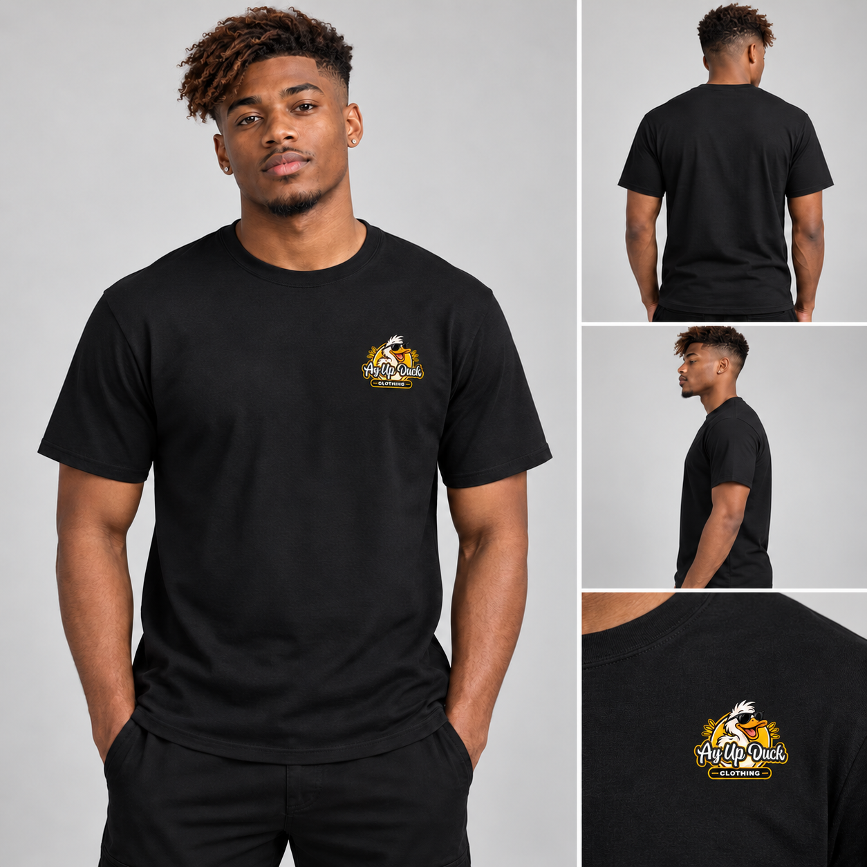 Ay Up Duck Small Logo T-Shirt