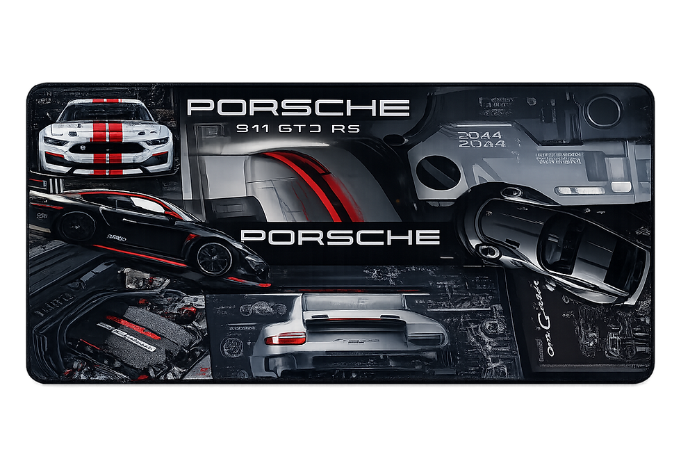 Thumbnail: Porsche 911 GT3 RS Desk Mat – Premium Racing Car Gaming Mouse Pad, Anti-Slip