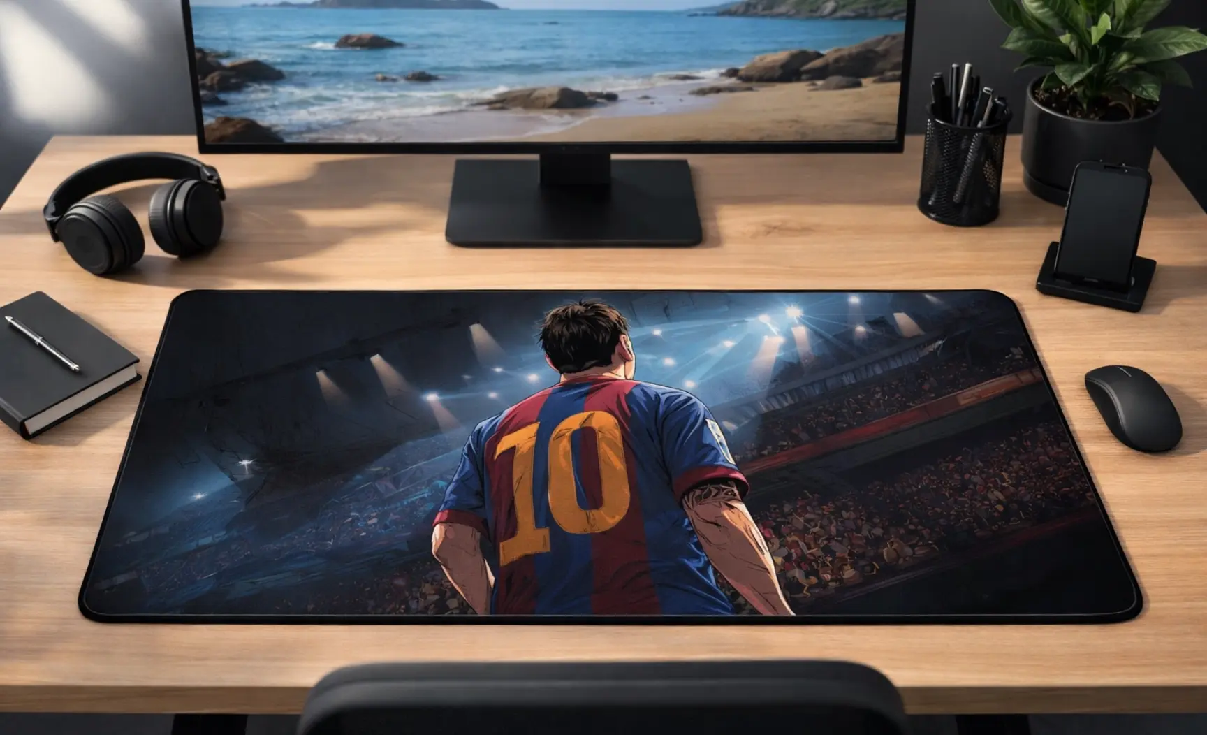 Football Fan Gaming Mousepad – Large Desk Mat