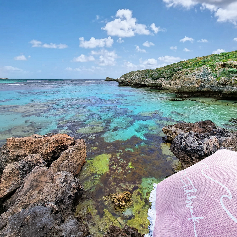 Thumbnail: The Weighted Beach Towel (Pink)