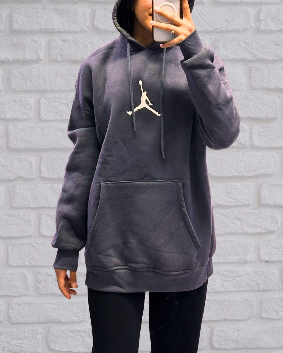 Thumbnail: 🌸Kapşonlu Kanguru Cepli 3 İplik Şardonlu Sweatshirt
