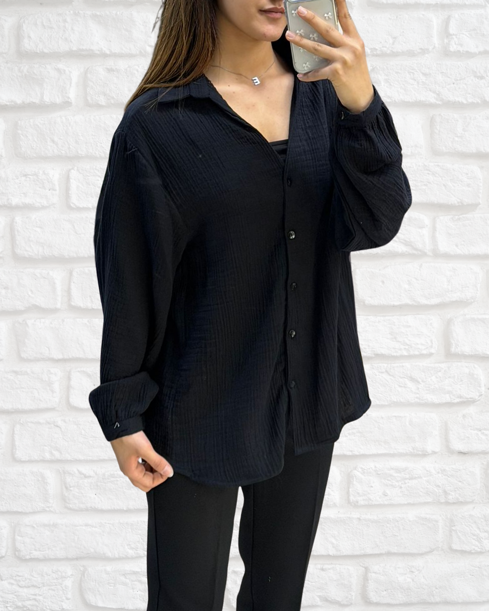 Thumbnail: Müslin Balon Kol Gömlek