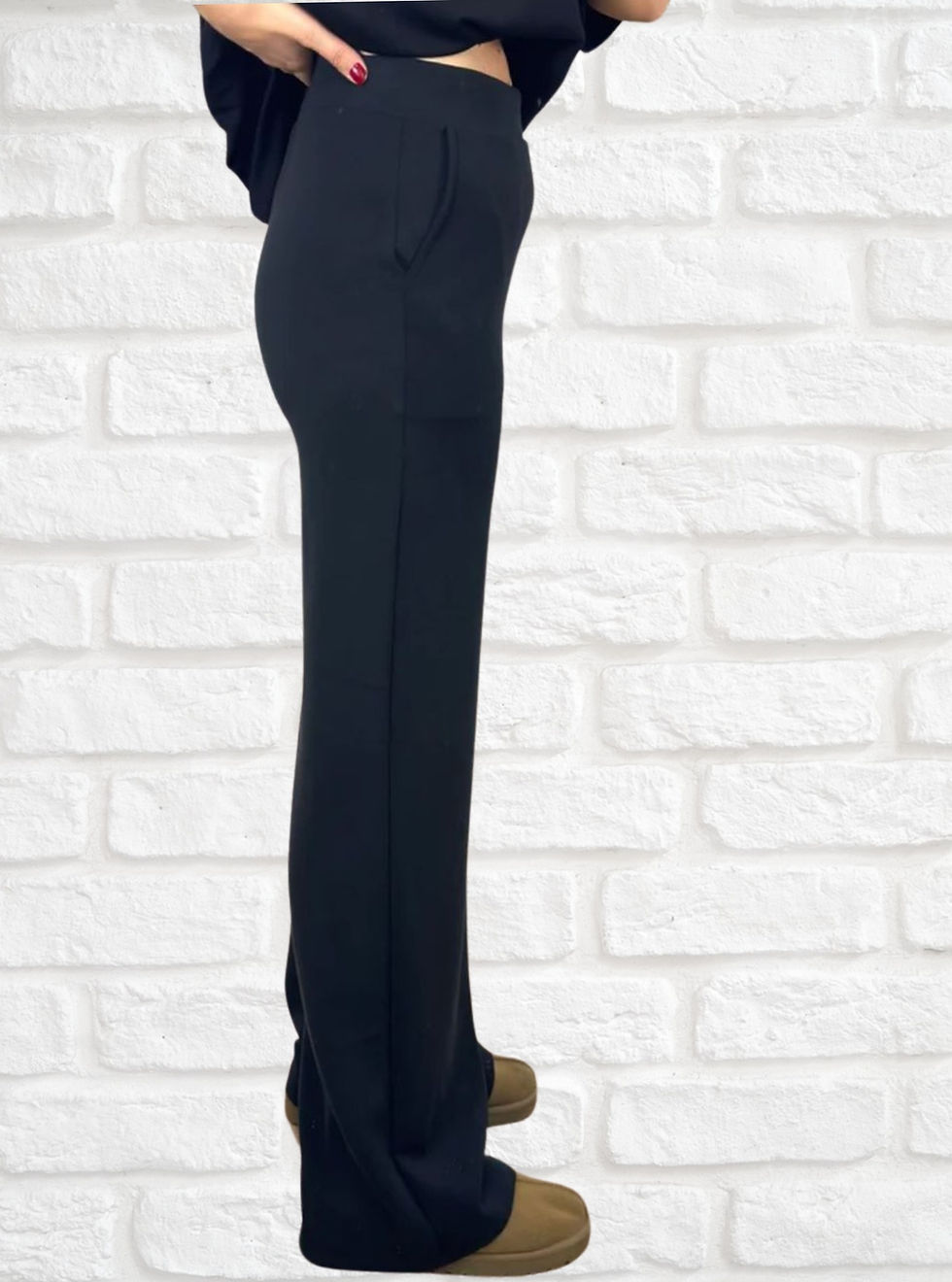 Küçük resim: Soft Touch Premium Palazzo Pantolon