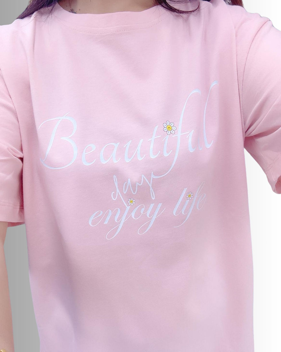 Thumbnail: 🌸Baskılı Oversize T-Shirt
