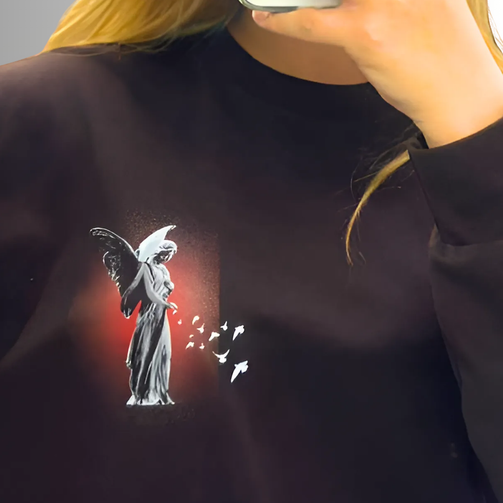 الصورة المصغرة: MELEK BASKILI 2 İPLİK SWEATSHİRT