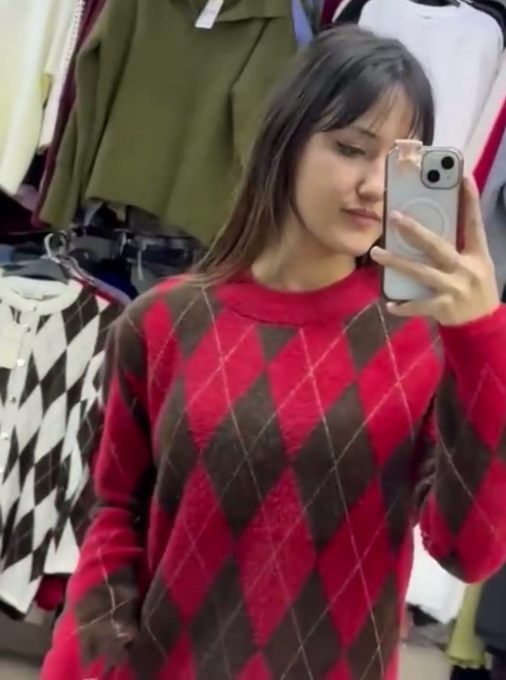 Küçük resim: Premium Şıklık | Angora Sim Geçişli Tunik Kazak