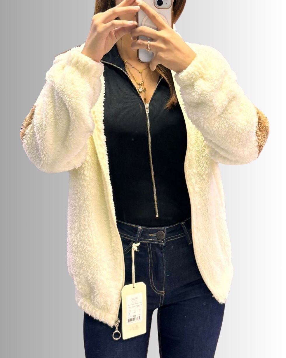 Küçük resim: 🌸Peluş Kapşonlu Ceket