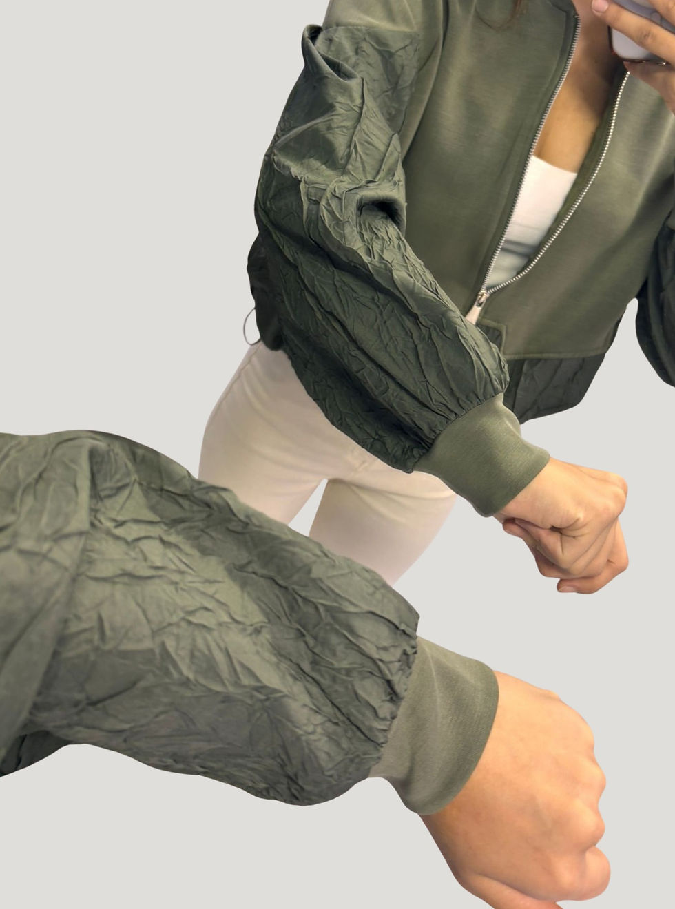 Thumbnail: 🌸Scuba Premium Ayarlanabilir Stoperli Bomber Ceket