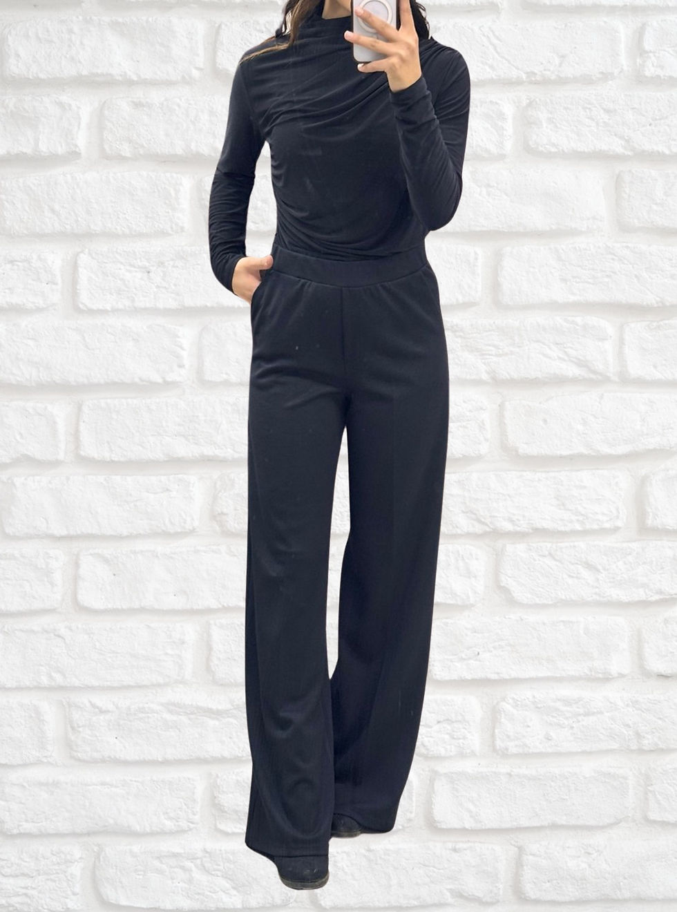 Küçük resim: Soft Touch Premium Palazzo Pantolon