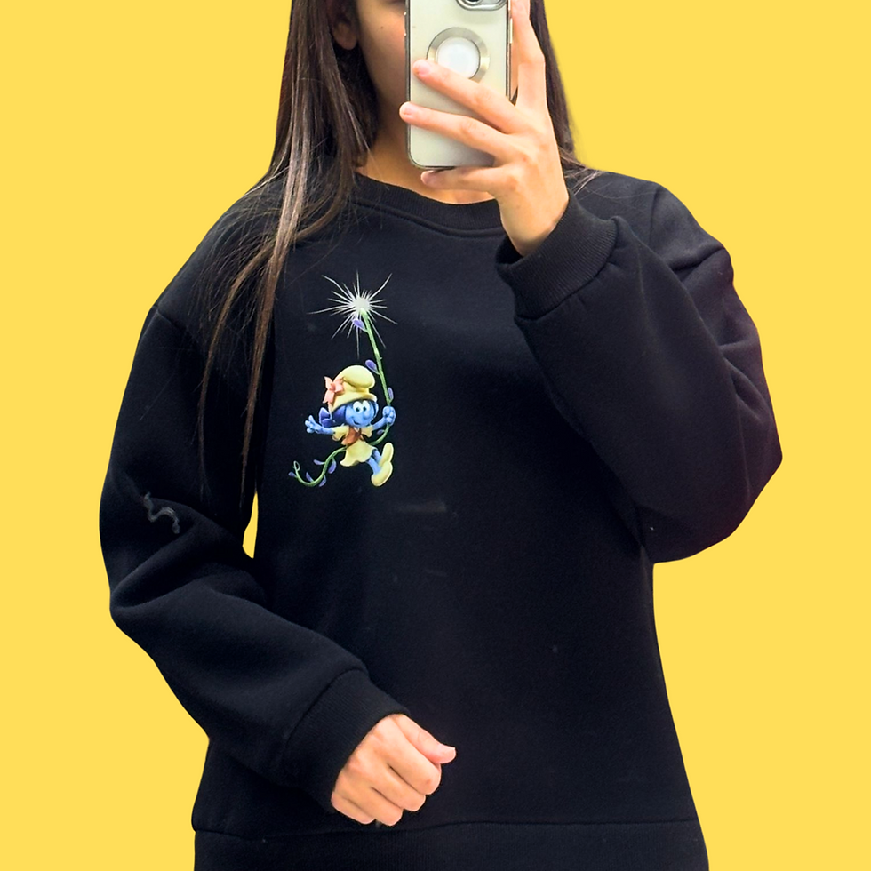 الصورة المصغرة: 3 İPLİK ŞARDONLU ÖZEL TASARIM SWEATSHİRT