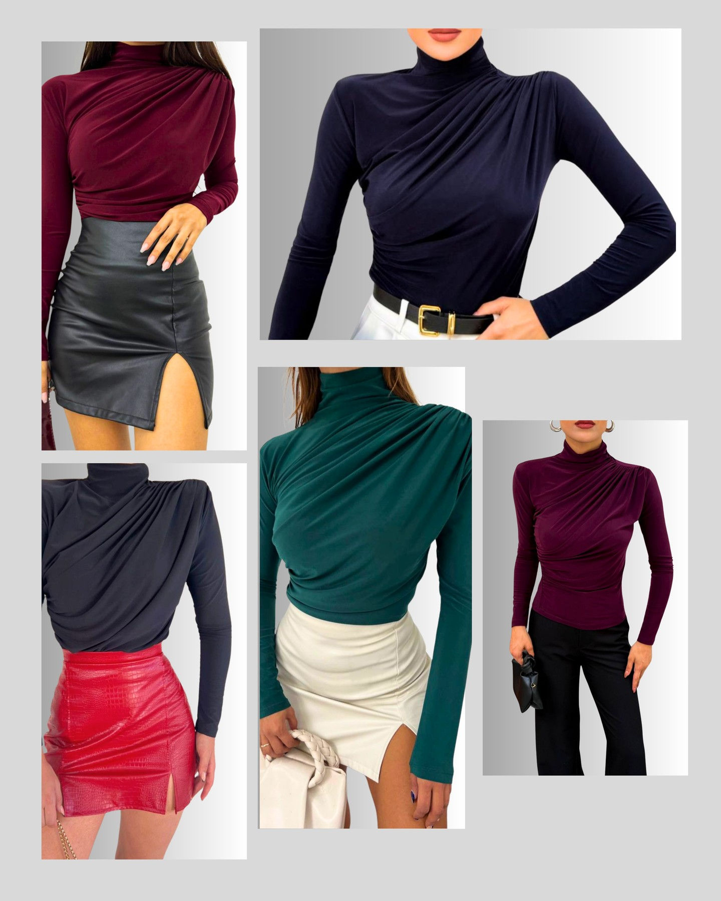 🌸Sandy Çok Esnek Büzgülü Bluz