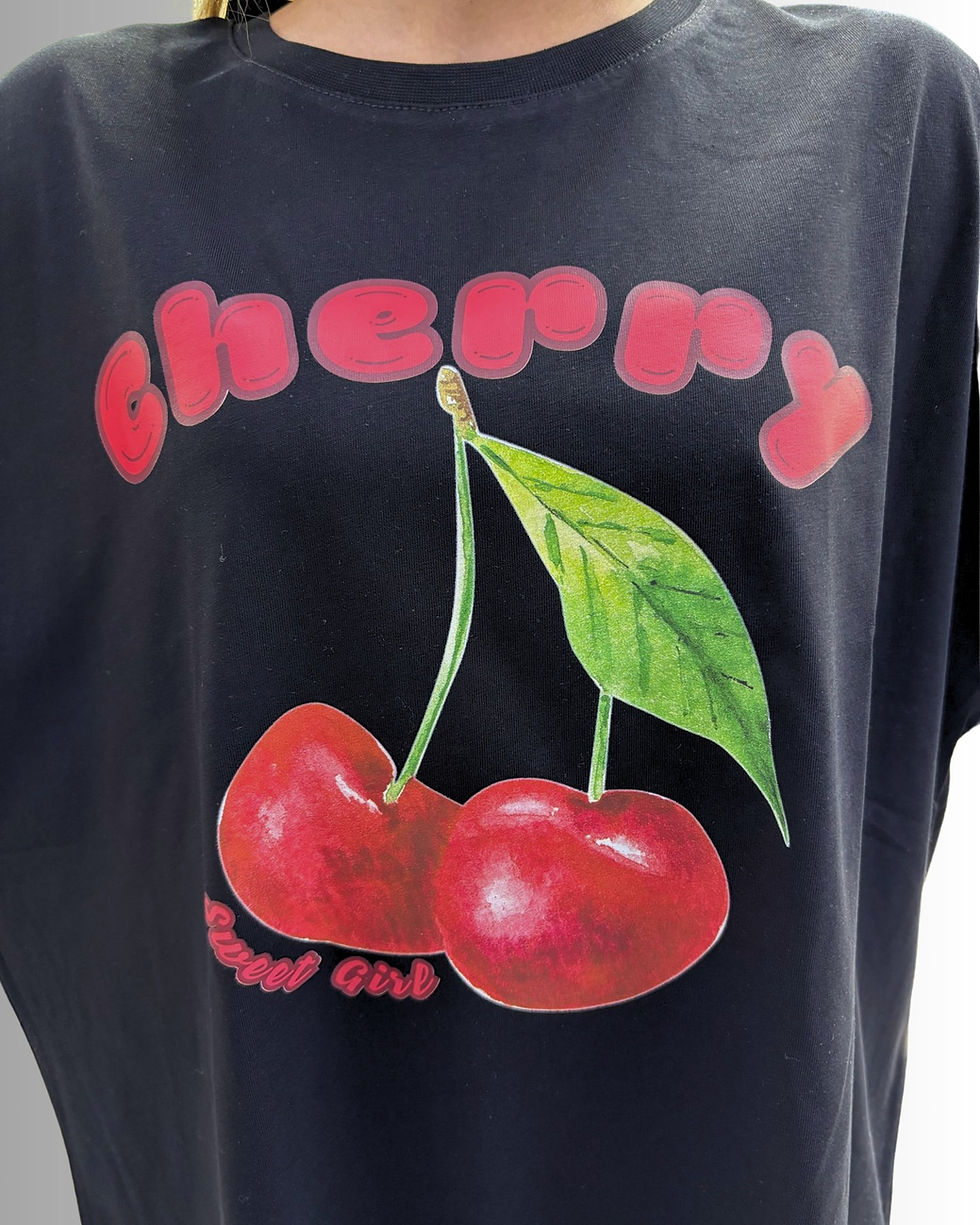 الصورة المصغرة: 🌸Baskılı Oversize T-Shirt
