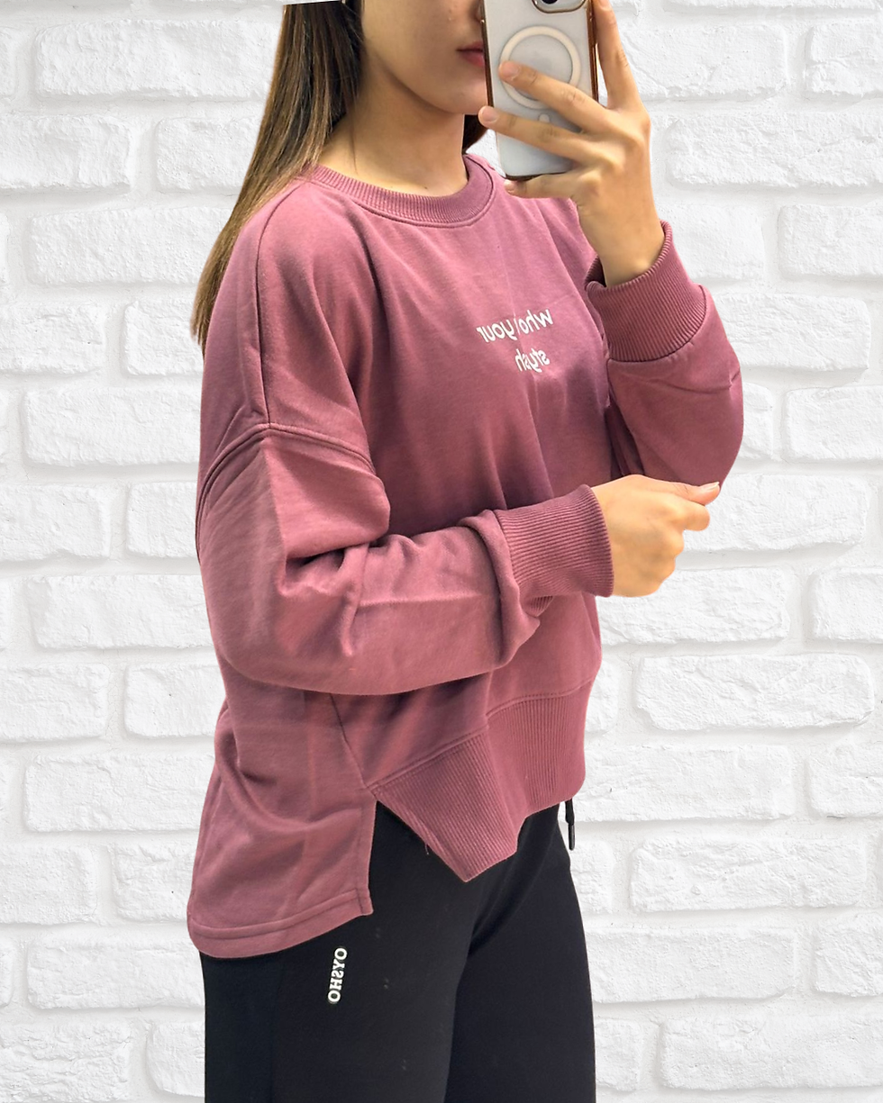 Thumbnail: 3 iplik şardonsuz sweatshirt