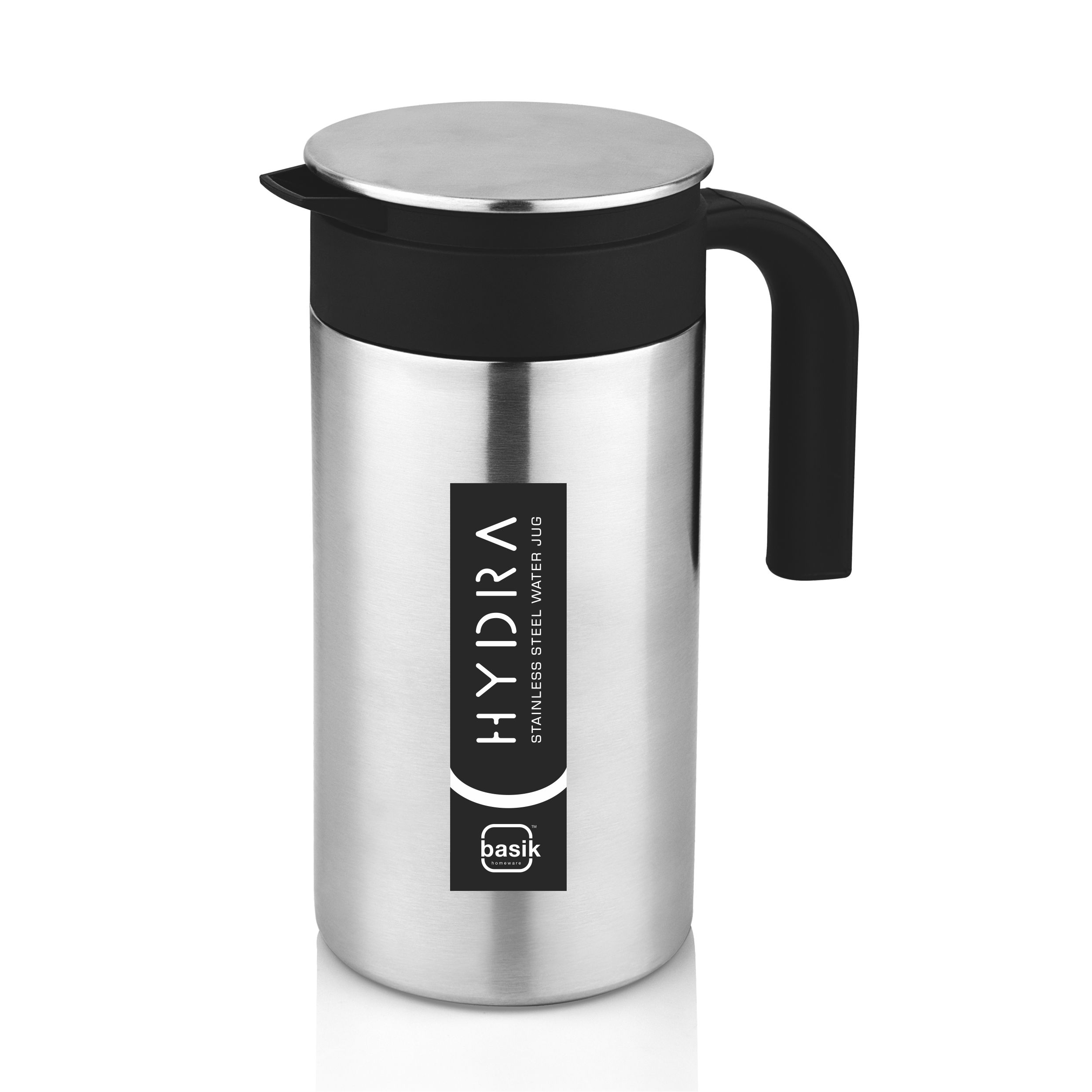 Basik Hydra Stainless Steel Water Jug, 1500ml