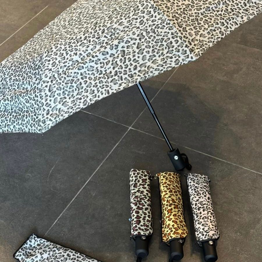 תמונה ממוזערת: מטריה מנומרת מתקפלת