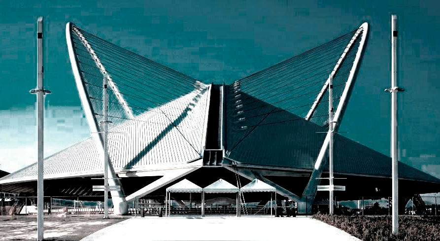 Athens Velodrome roof for the 2004 Olympic Games (design by S.Calatrava)