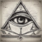 AI generated sketch of the eye of providence