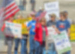 Americans protest government-sponsored lockdowns at the Ohio Statehouse in April 2020. Photo credit wiki: Becker1999 from Grove City, OH - IMG_0910