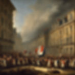 AI Generated painting of the French Revolution