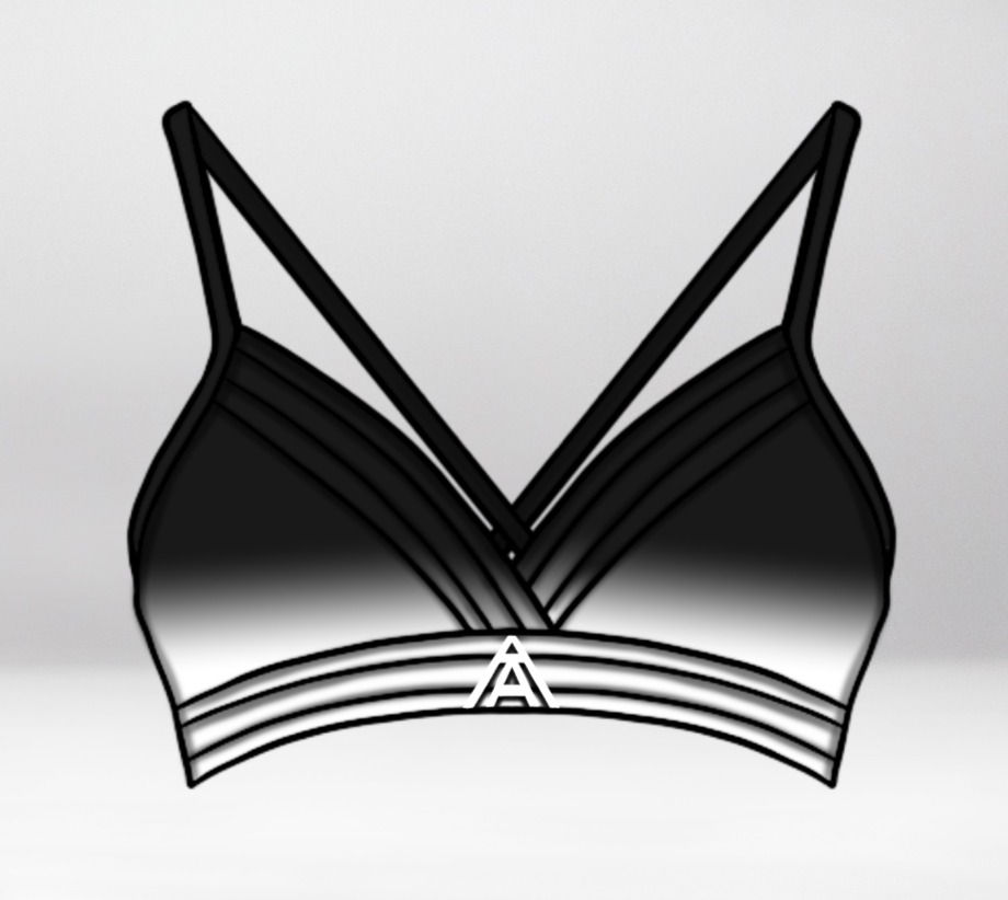 Thumbnail: Gradient Thin Strap Sports Bra