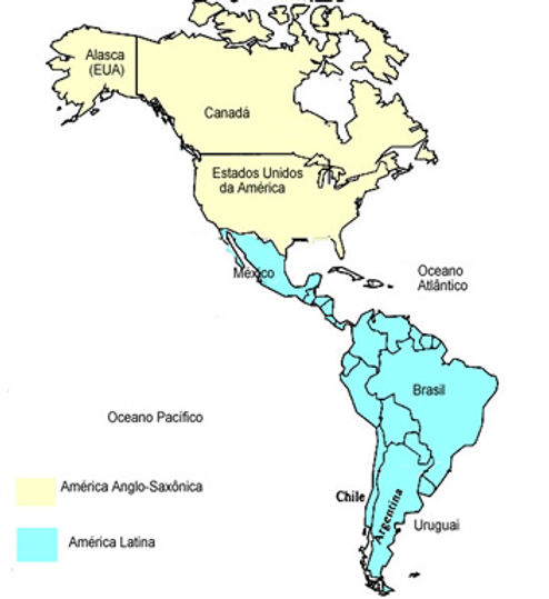 As Diferentes Regionalização do Continente Americano