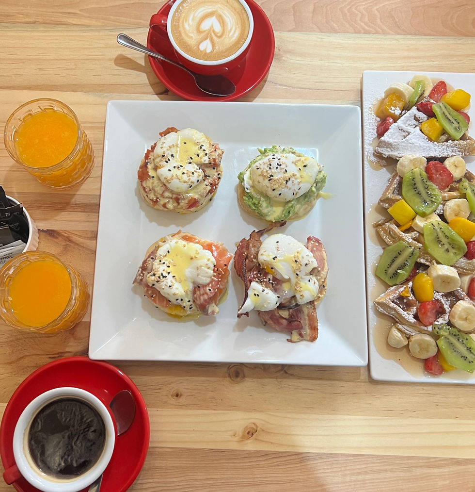 Arranged Food and Objects