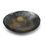 Thumbnail: Decorative dish 32,5xH5,5cm glass black/gold Cosmo