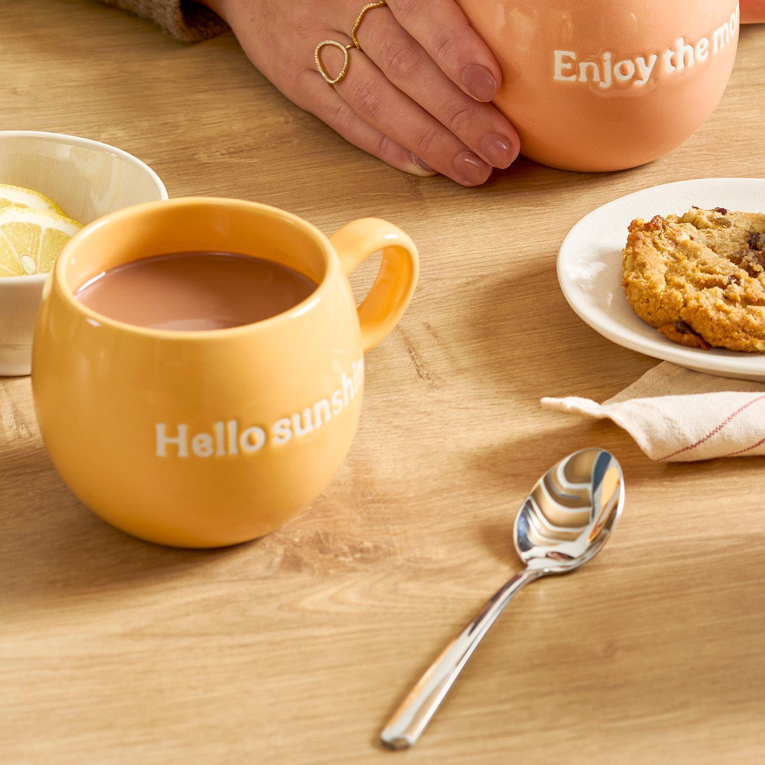 Mug 42cl "Hello sunshine" orange Muggies