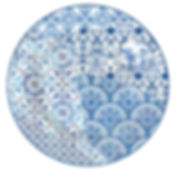 Porcelain Side plate Ø 19 cm INDIGO
