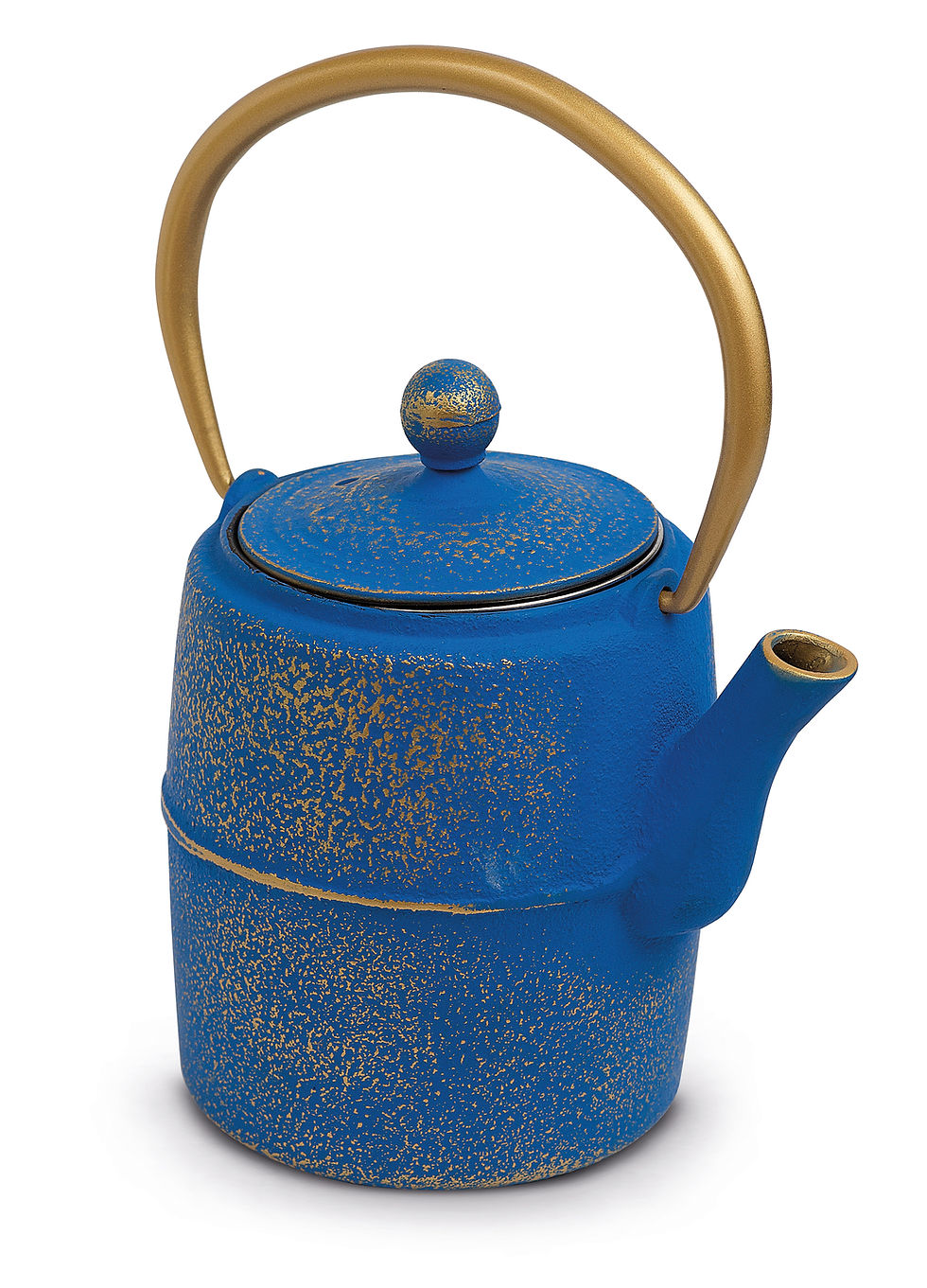 Thumbnail: Cast iron teapot. Capacity 600ml Blue