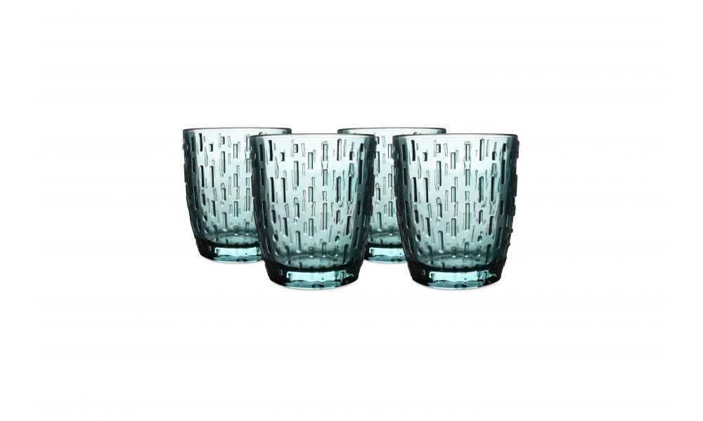Set of 4 Glass 250 ml Green Soltar