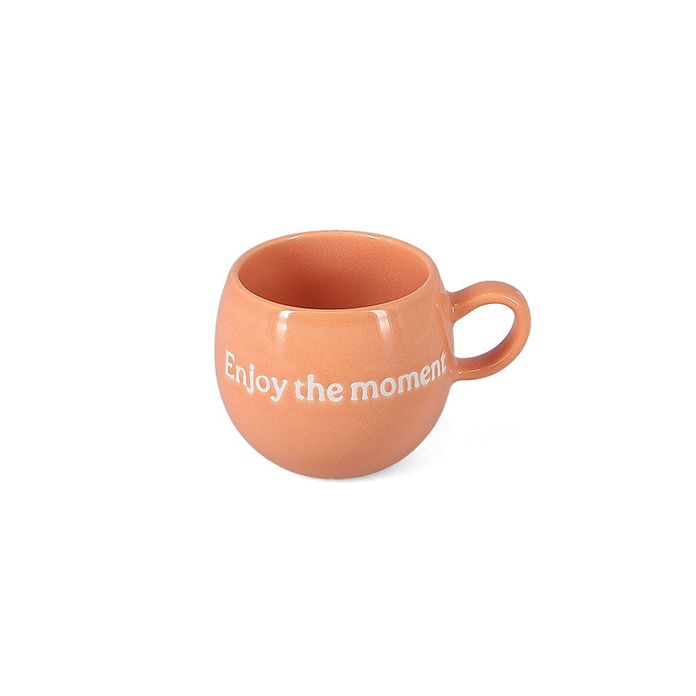 Thumbnail: Mug 42cl "Enjoy the moment" pink Muggies