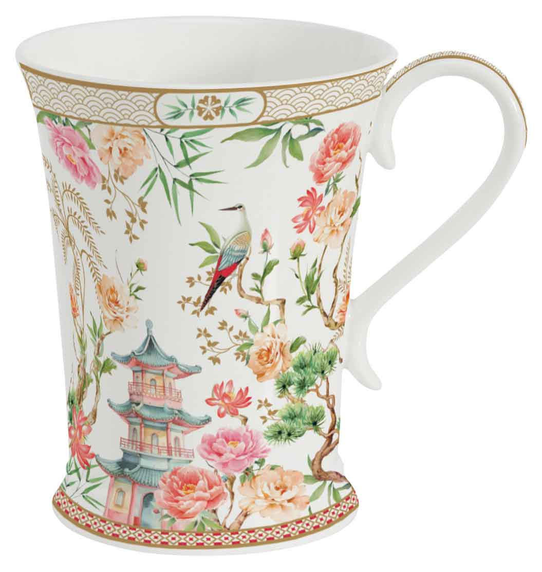 Porcelain mug 300 ml in color box JARDINS D'ORIENT