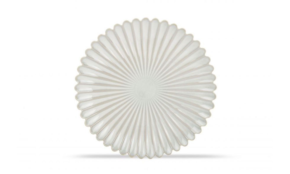 Plate 25cm Nuance White Lotus