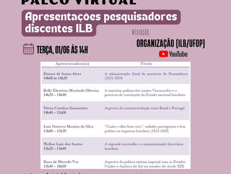 Resumos - Palco Virtual de Apresentações - 01/06