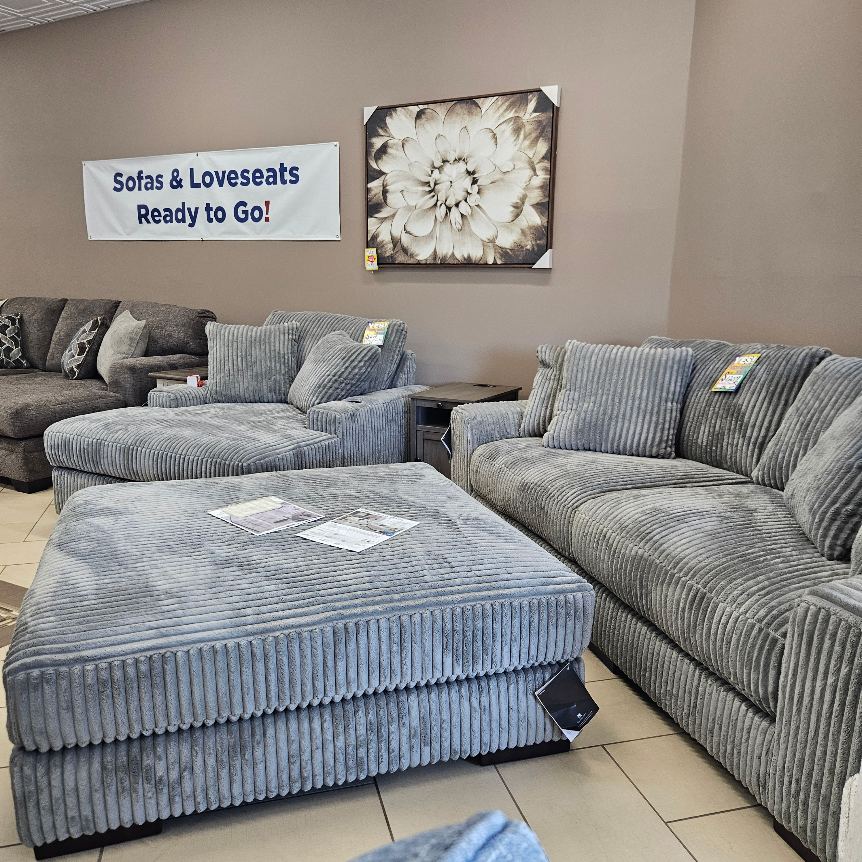 Lindyn Oversized Ottoman